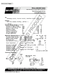 Datasheet 2SC3653 manufacturer Sanyo