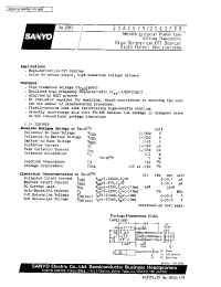 Datasheet 2SC3789 manufacturer Sanyo