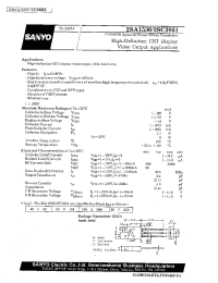 Datasheet 2SC3951 manufacturer Sanyo