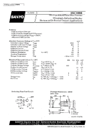 Datasheet 2SC3996 manufacturer Sanyo