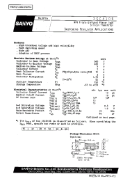 Datasheet 2SC4106 manufacturer Sanyo