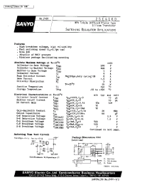 Datasheet 2SC4163 manufacturer Sanyo