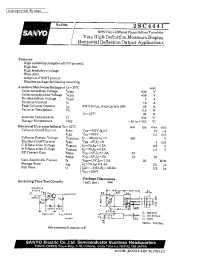 Datasheet 2SC4441 manufacturer Sanyo