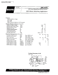 Datasheet 2SC4578 manufacturer Sanyo