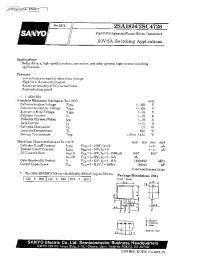 Datasheet 2SC4728 manufacturer Sanyo