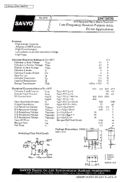 Datasheet 2SC5070 manufacturer Sanyo