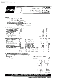 Datasheet 2SC5245 manufacturer Sanyo