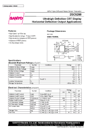 Datasheet 2SC5298 manufacturer Sanyo
