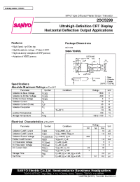 Datasheet 2SC5299 manufacturer Sanyo