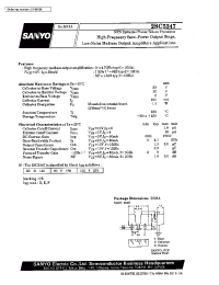 Datasheet 2SC5347 manufacturer Sanyo
