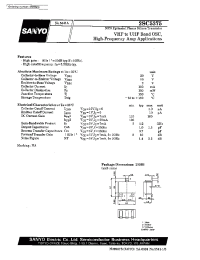 Datasheet 2SC5375 manufacturer Sanyo