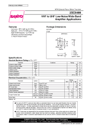 Datasheet 2SC5488 manufacturer Sanyo
