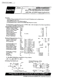 Datasheet 2SD1047 manufacturer Sanyo