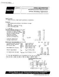 Datasheet 2SD1236L manufacturer Sanyo