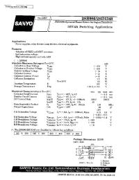 Datasheet 2SD1348 manufacturer Sanyo