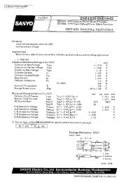 Datasheet 2SD1842 manufacturer Sanyo