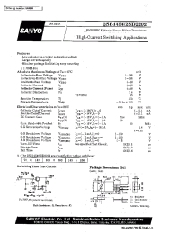 Datasheet 2SD2202 manufacturer Sanyo