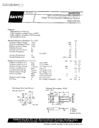 Datasheet 2SD2251 manufacturer Sanyo