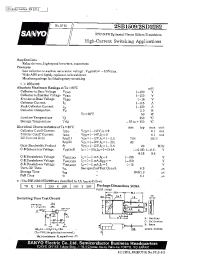 Datasheet 2SD2282 manufacturer Sanyo