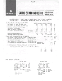 Datasheet 2SD387A manufacturer Sanyo