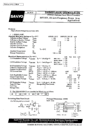 Datasheet 2SD612 manufacturer Sanyo