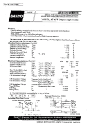 Datasheet 2SD896 manufacturer Sanyo
