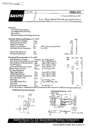Datasheet 2SK1451 manufacturer Sanyo