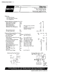 Datasheet 2SK1724 manufacturer Sanyo
