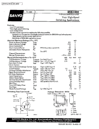 Datasheet 2SK1908 manufacturer Sanyo