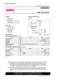 Datasheet 4AM02MH5 manufacturer Sanyo