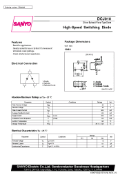 Datasheet DCJ010 manufacturer Sanyo