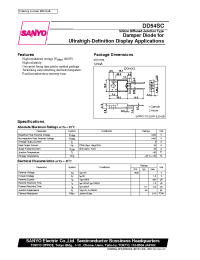 Datasheet DD54SC-LS manufacturer Sanyo