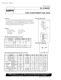 Datasheet DL-3148-021 manufacturer Sanyo