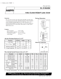 Datasheet DL-3149-054 manufacturer Sanyo