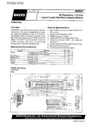 Datasheet DM2023-1SL3 manufacturer Sanyo