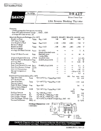 Datasheet DRA2TC manufacturer Sanyo