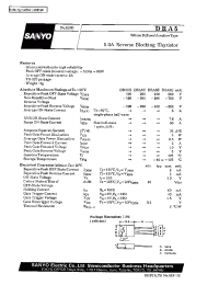 Datasheet DRA5 manufacturer Sanyo