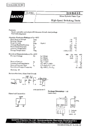 Datasheet DSB015 manufacturer Sanyo