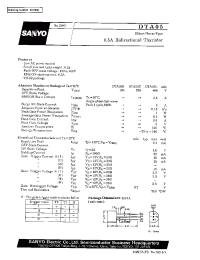Datasheet DTA05E manufacturer Sanyo