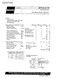 Datasheet DTM10C-N manufacturer Sanyo