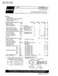 Datasheet DTM6-N manufacturer Sanyo