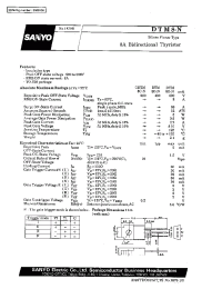 Datasheet DTM8E-N manufacturer Sanyo