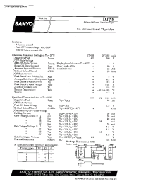 Datasheet DTN8E manufacturer Sanyo