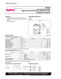 Datasheet FC808 manufacturer Sanyo