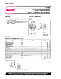 Datasheet FP103 manufacturer Sanyo