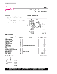Datasheet FP304 manufacturer Sanyo