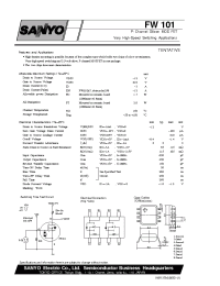 Datasheet FW101 manufacturer Sanyo