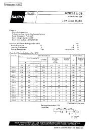 Datasheet GZB3.6 manufacturer Sanyo