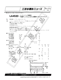 Datasheet LA4520 manufacturer Sanyo
