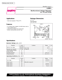 Datasheet LA5611 manufacturer Sanyo